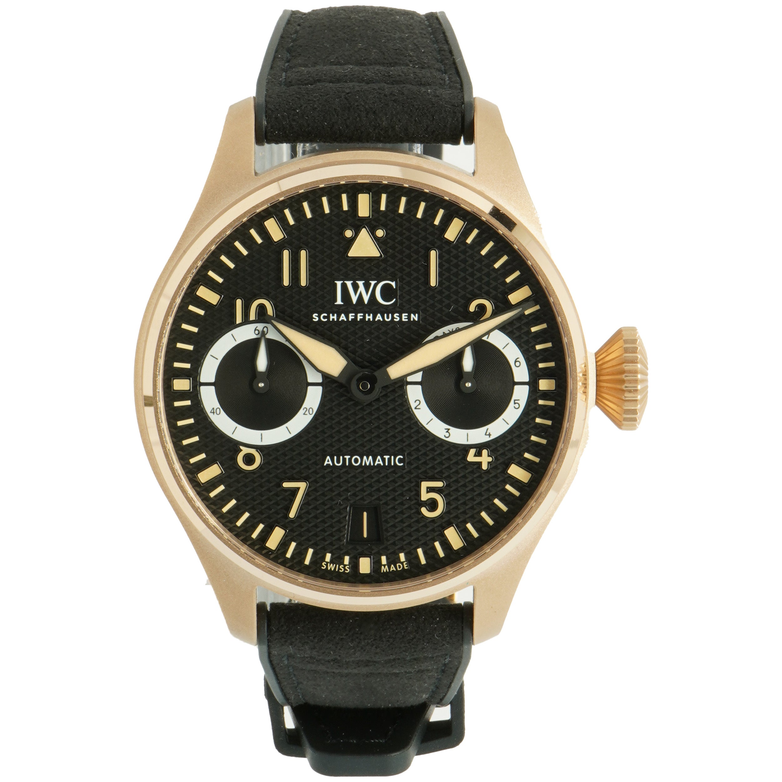 Iwc pilot sales rose gold