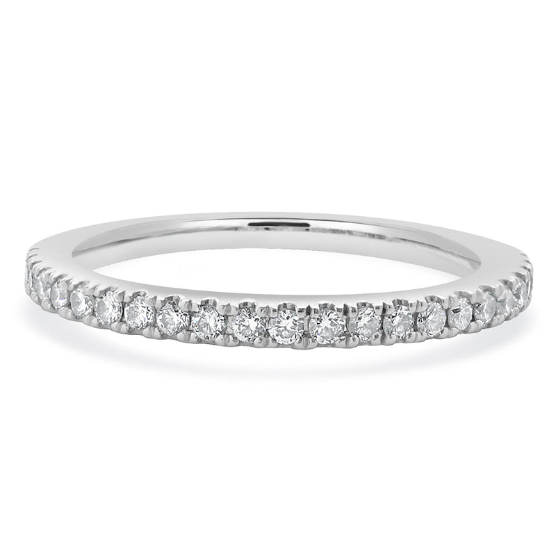 Vera Wang 14 Karat White Gold Diamond Band