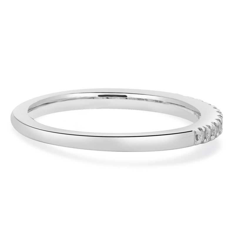 Vera Wang 14 Karat White Gold Diamond Band