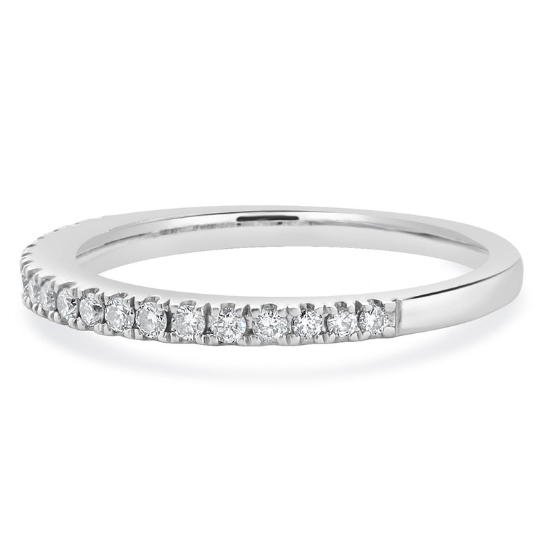 Vera Wang 14 Karat White Gold Diamond Band