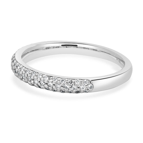 Scott Kay Palladium Pave Diamond Band