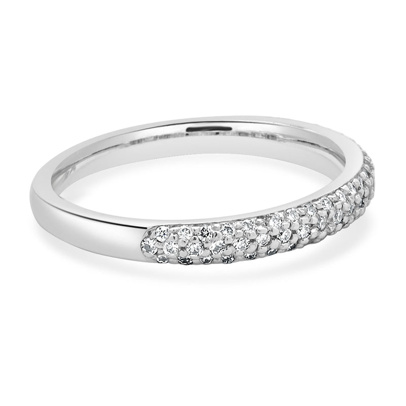 Scott Kay Palladium Pave Diamond Band