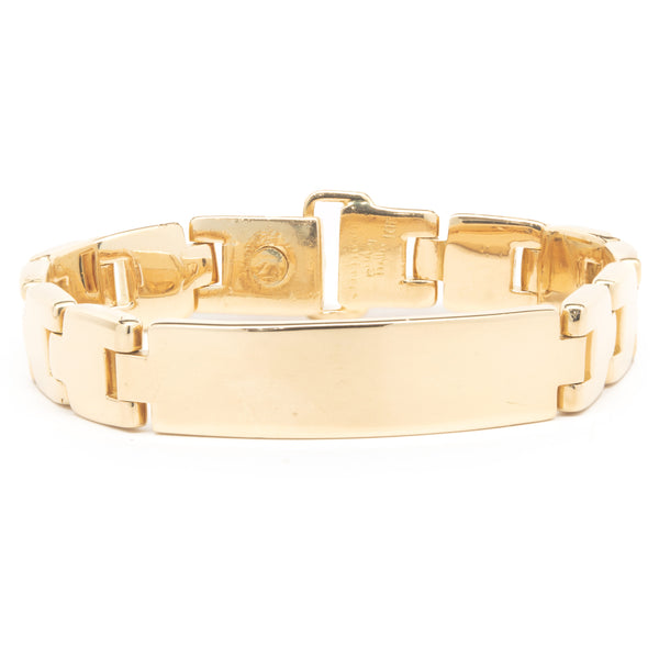 Gucci 18 Karat Yellow Gold ID Bracelet