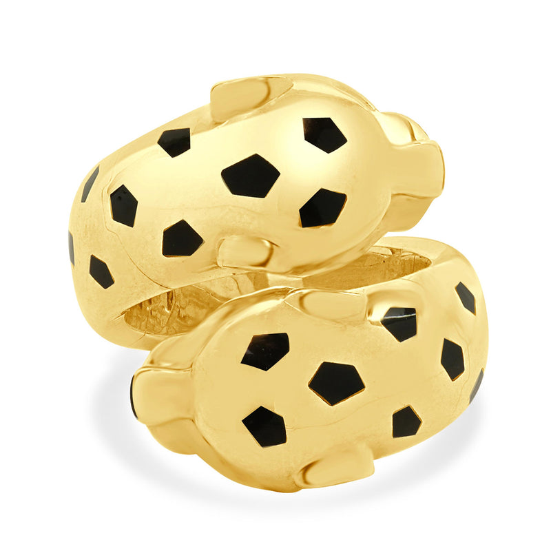 Cartier 18 Karat Yellow Gold Panther Ring