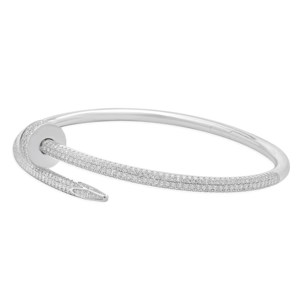 Cartier 18 Karat White Gold Diamond Juste Un Clou