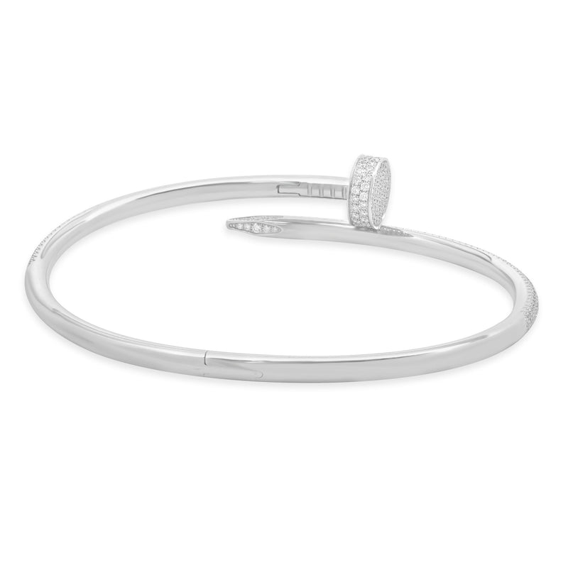 Cartier 18 Karat White Gold Diamond Juste Un Clou