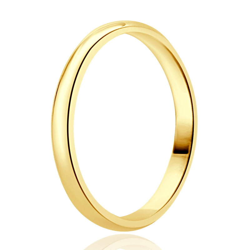 Cartier 18 Karat Yellow Gold 2.5MM Band