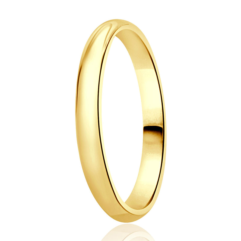 Cartier 18 Karat Yellow Gold 2.5MM Band