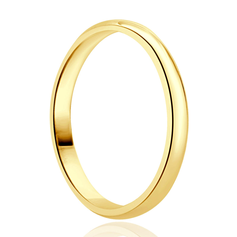 Cartier 18 Karat Yellow Gold 2.5MM Band