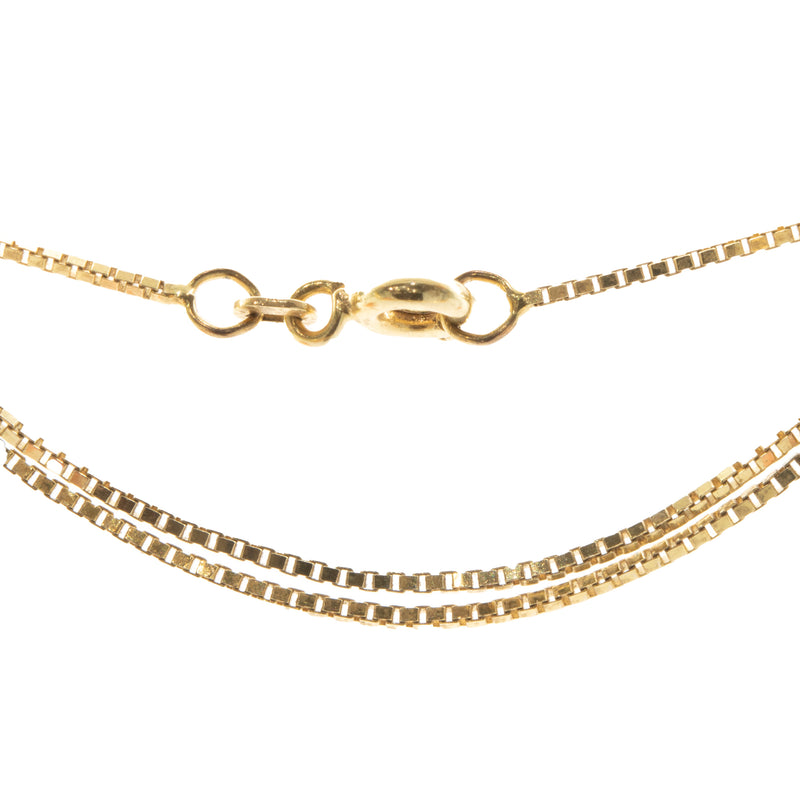 14 Karat Yellow Gold Multi Gemstone Multi Shape Bezel Set Necklace