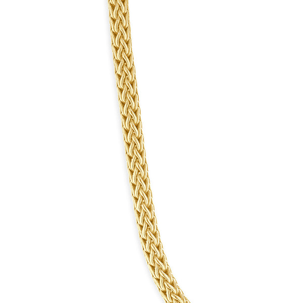 John Hardy 18 Karat Yellow Gold Diamond Classic Chain Necklace