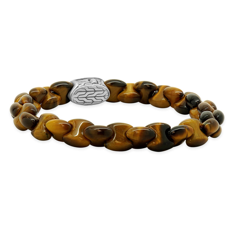 John Hardy Tigers Eye & Sterling Silver Bracelet