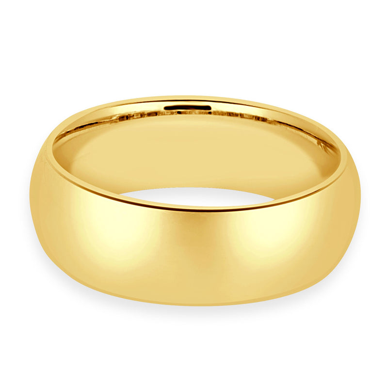 14 Karat Yellow Gold 8mm Band