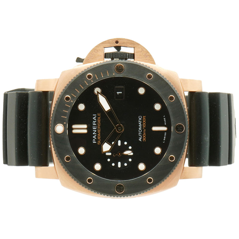 Panerai 18 Karat Rose Gold Goldtech Submersible PAM 2070