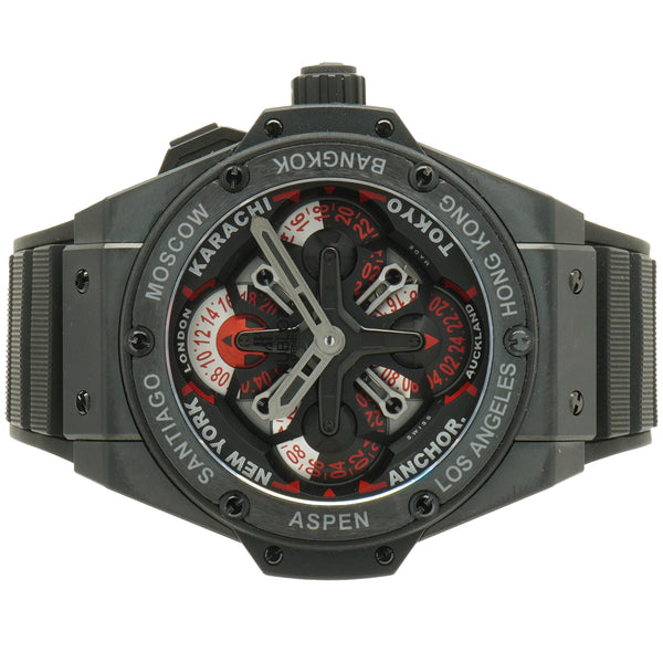 Hublot Black Ceramic Big Bang King Power Unico GMT 48mm