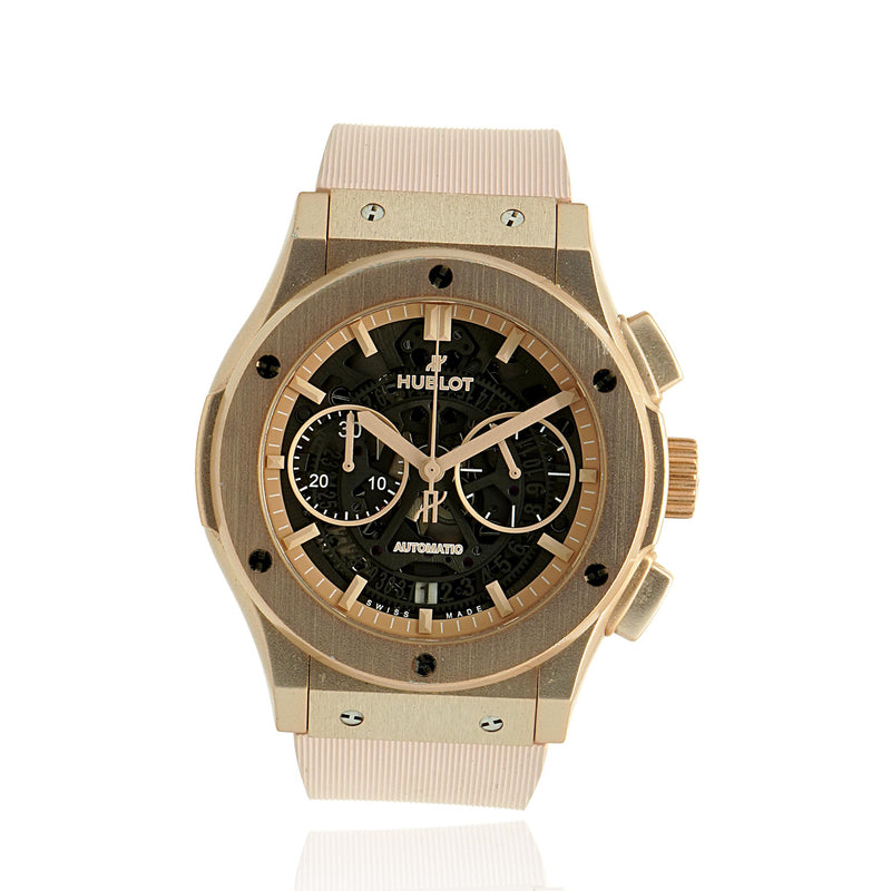 Hublot Pink Aluminum Aerofusion Chronograph Classic Fusion