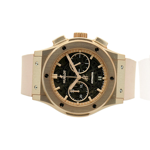 Hublot Pink Aluminum Aerofusion Chronograph Classic Fusion