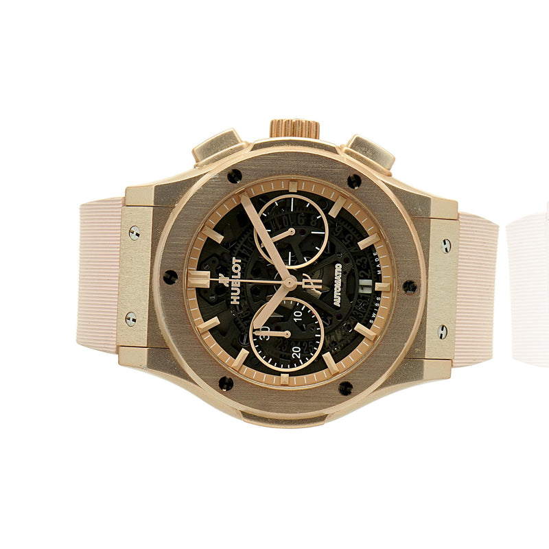 Hublot Pink Aluminum Aerofusion Chronograph Classic Fusion