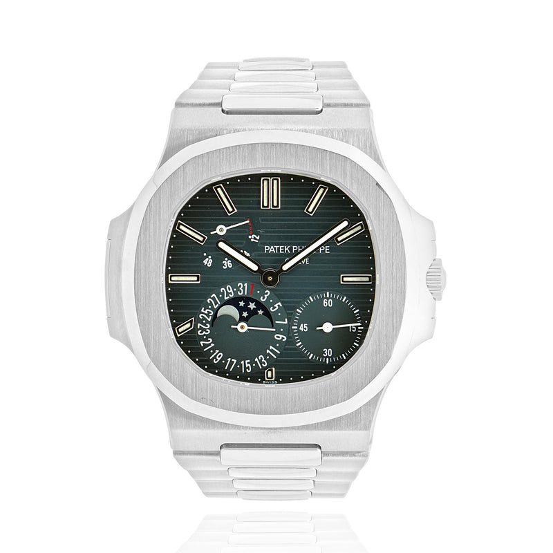 Patek Philippe Stainless Steel Nautilus Moonphase Power Reserve 40mm