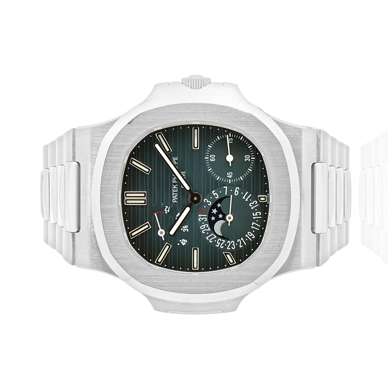 Patek Philippe Stainless Steel Nautilus Moonphase Power Reserve 40mm