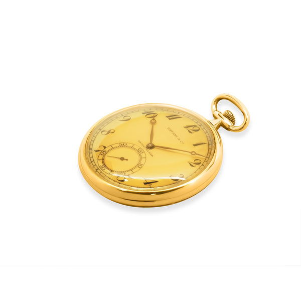 Tiffany & Co. by Agassiz 18 Karat Yellow Gold 1922 Pocket Watch