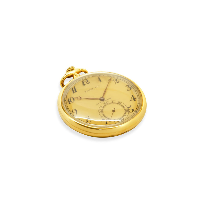 Tiffany & Co. by Agassiz 18 Karat Yellow Gold 1922 Pocket Watch