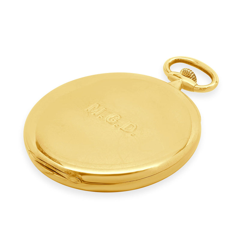 Tiffany & Co. by Agassiz 18 Karat Yellow Gold 1922 Pocket Watch