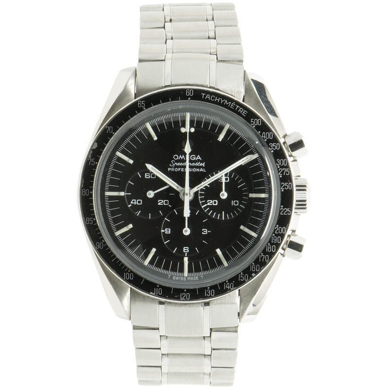 Omega Stainless Steel Speedmaster Pro Moon Watch