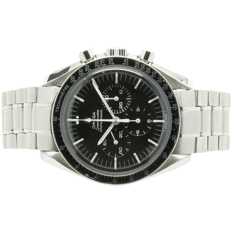 Omega Stainless Steel Speedmaster Pro Moon Watch