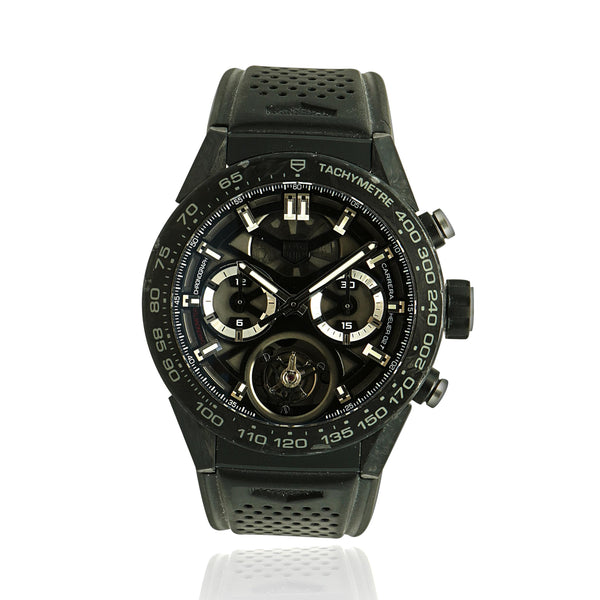 Tag Heuer Black Titanium Carrera Chronograph Tourbillion