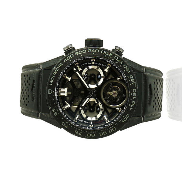 Tag Heuer Black Titanium Carrera Chronograph Tourbillion