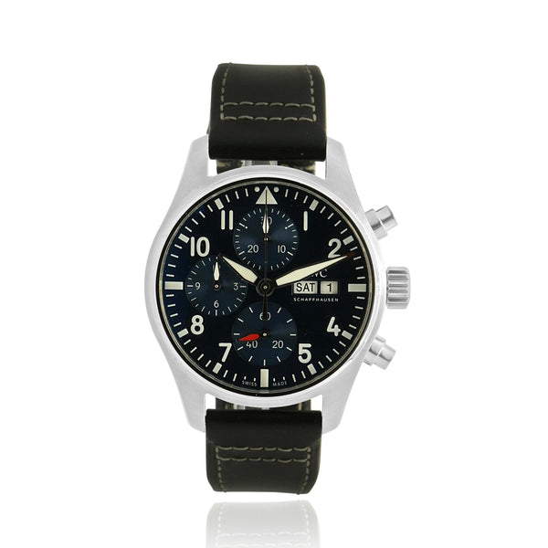 IWC Stainless Steel Pilot Chronograph 41mm