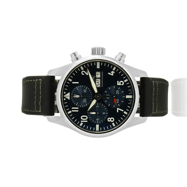 IWC Stainless Steel Pilot Chronograph 41mm