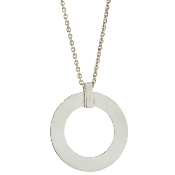 Tiffany & Co. Sterling Silver 1837 Circle Necklace