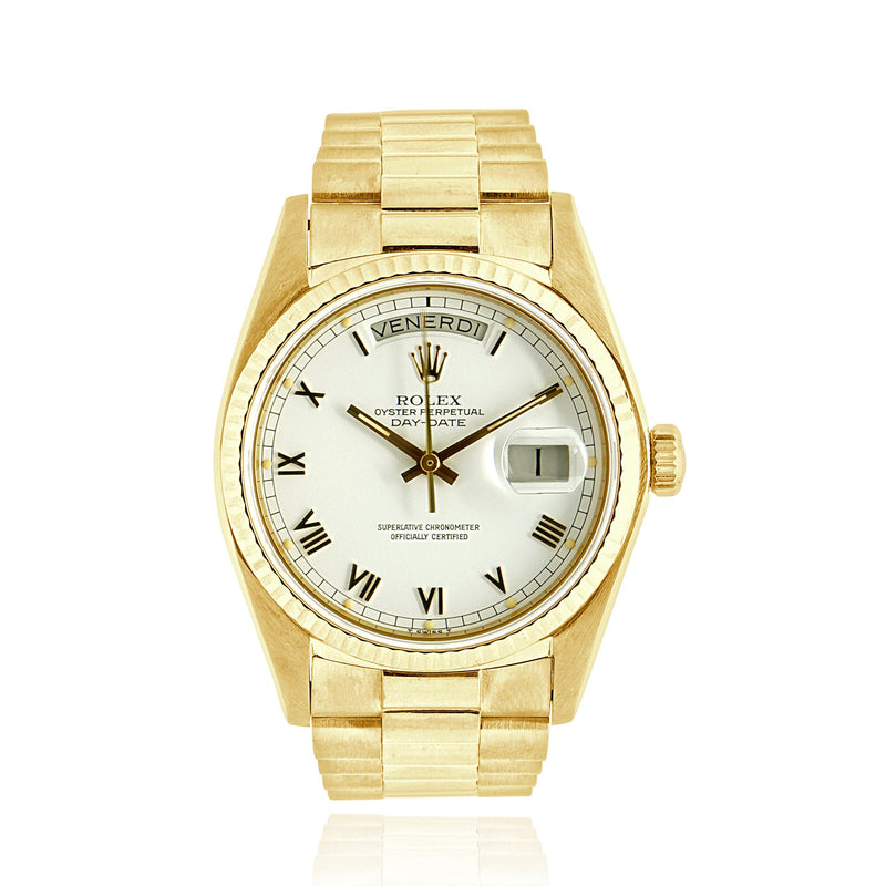 Rolex 18 Karat Yellow Gold Day-Date President 36