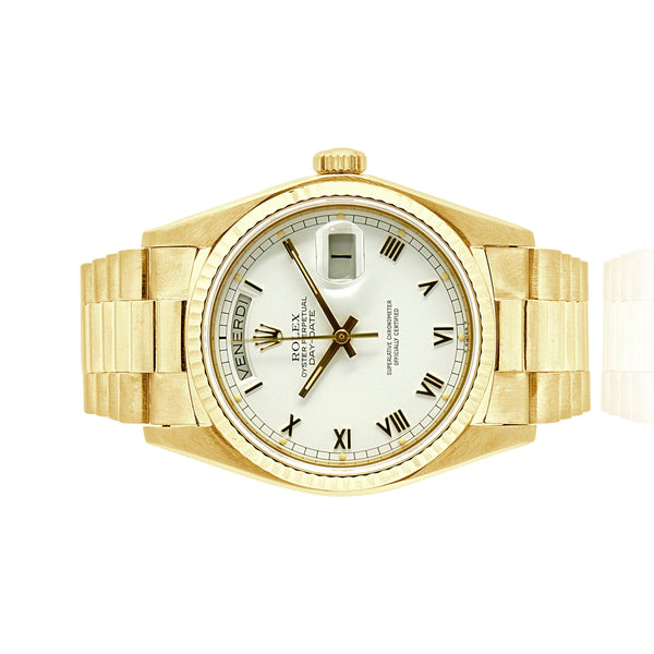 Rolex 18 Karat Yellow Gold Day-Date President 36