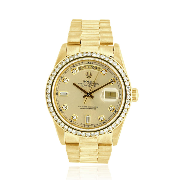 Rolex 18k Yellow Gold Day-Date President 36mm