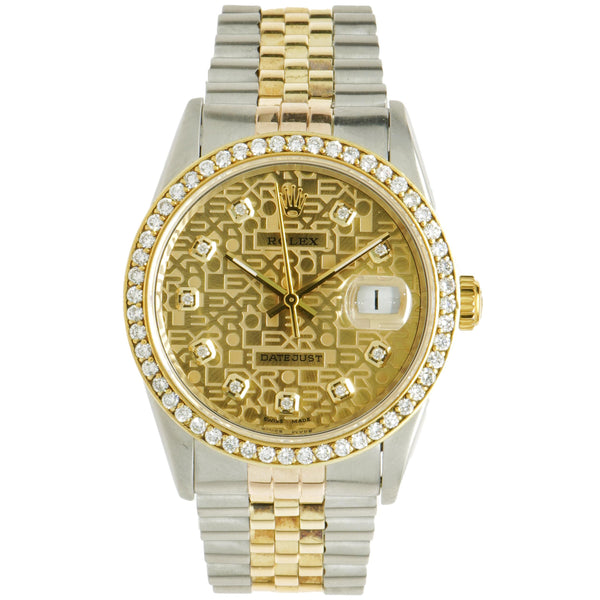 Rolex Stainless Steel & 18 Karat Yellow Gold Datejust 36