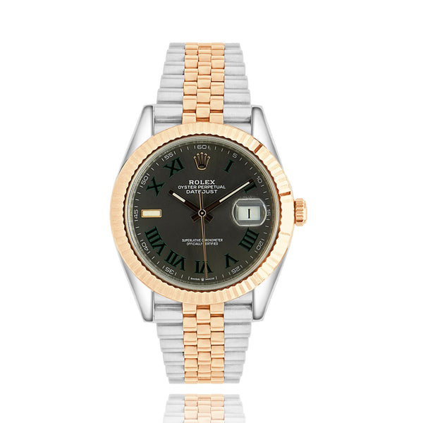 Rolex Two Tone Datejust 41mm Wimbledon