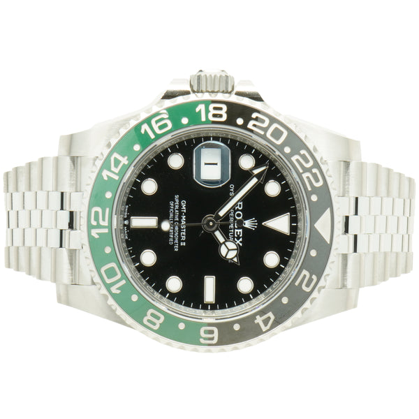 Rolex Stainless Steel GMT Master II Black/Green “Sprite” 2024