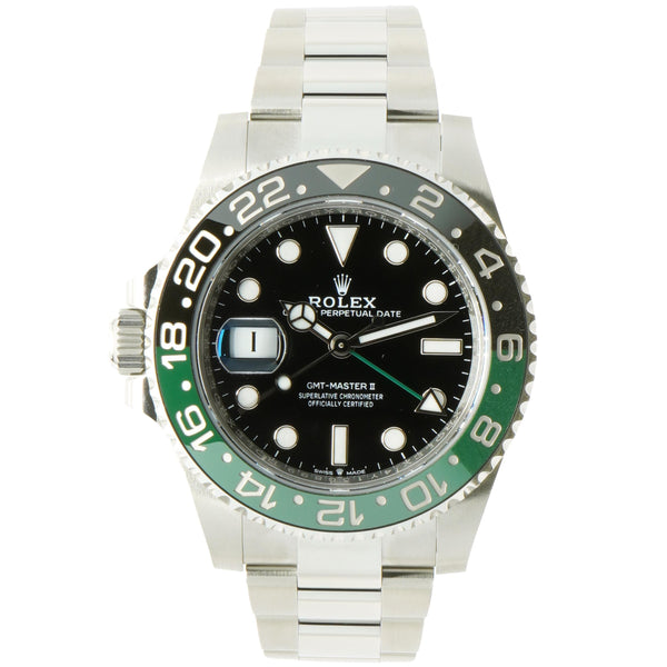 Rolex Stainless Steel GMT Master II Green/Black “Sprite” 2024