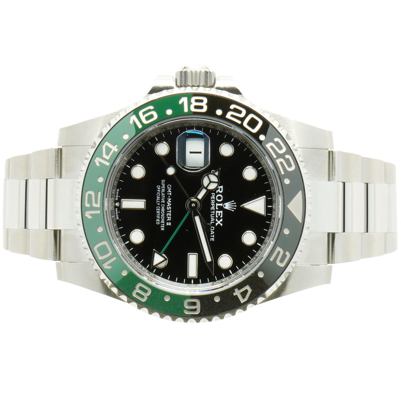 Rolex Stainless Steel GMT Master II Green/Black “Sprite” 2024