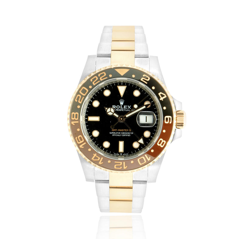 Rolex Stainless Steel & 18 Karat Rose Gold GMT Master II “Rootbeer” 40mm