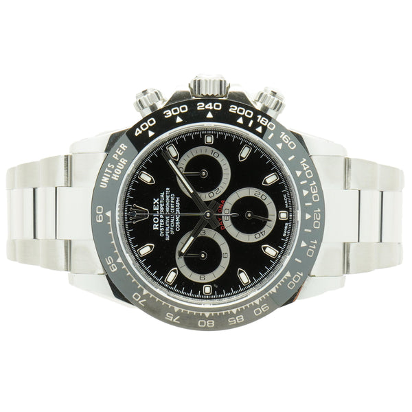 Rolex Stainless Steel Cosmograph Daytona Black 40mm