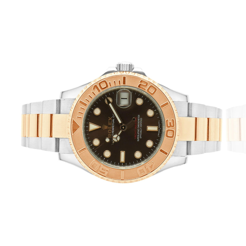 Rolex Stainless Steel and 18k Rose Gold Yachtmaster 37mm