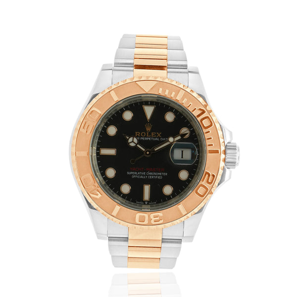 Rolex Yacht-Master 18 Karat Rose Gold and Stainless Steel 40