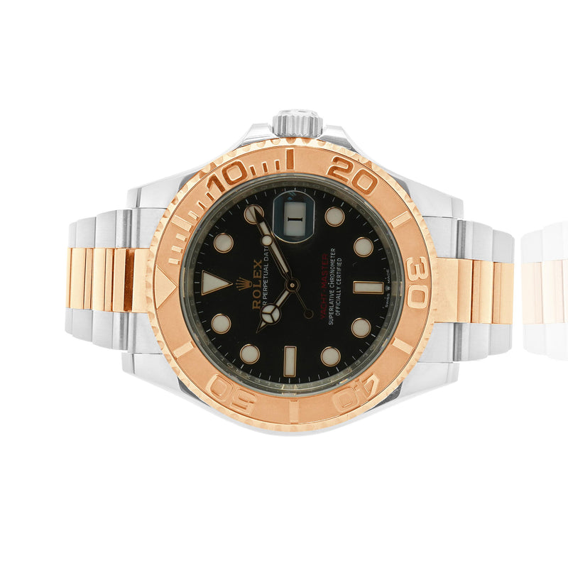 Rolex Yacht-Master 18 Karat Rose Gold and Stainless Steel 40