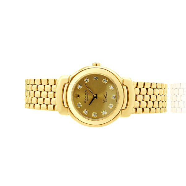 Rolex 18 Karat Yellow Gold Cellini 26mm