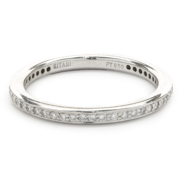 Ritani Platinum Diamond Eternity Band