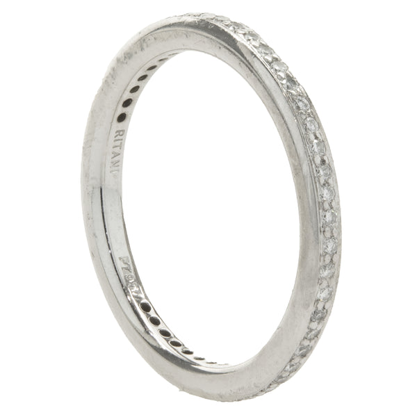 Ritani Platinum Diamond Eternity Band